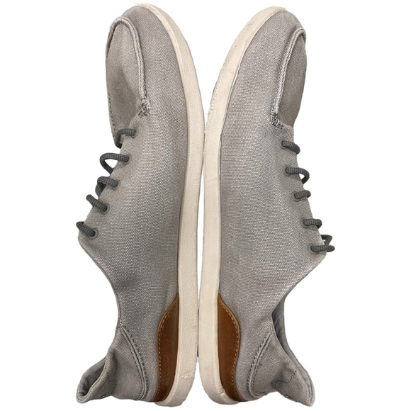 OLUKAI Manoa Canvas Sneaker Mens Size 13 /43 Gray - Picture 7 of 12